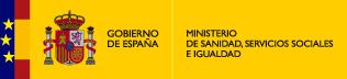 Logotipo del Ministerio de Sanidad, Servicios Sociales e Igualdad. Acceso a la página principal del MSSSI