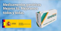 Campa&ntilde;a sobre medicamentos gen&eacute;ricos. Mejoras t&uacute;. Mejoramos todos y todas