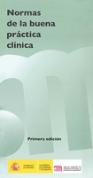 Portada del libro Normas de Buena Pr&aacute;ctica Cl&iacute;nica