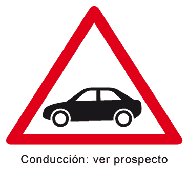 Pictograma de conducción