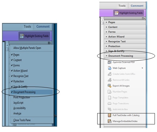 Fig. 2: Configuración Adobe