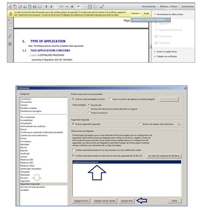 Configuracin seguridad Adobe