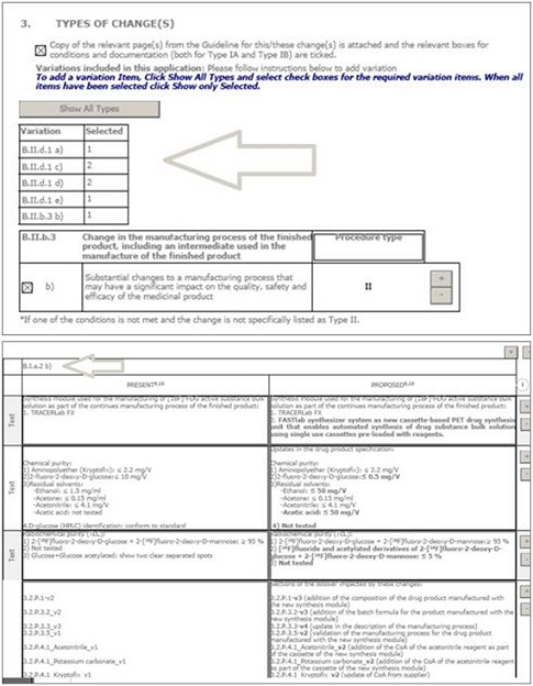 Fig. 8: Variaciones eAF 1, Fig. 9: Situación Actual/Propuesta eAF