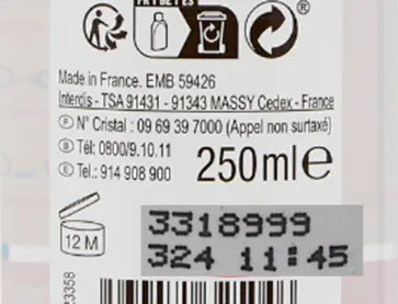 Parte posterior Carrefour Soft–Tónico Facial 250 ml imagen