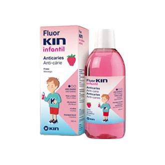FluorKin infantil fresa enjuague bucal