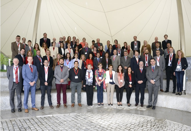 Pie de foto: participantes en la vigésima reunión del grupo de trabajo de ejecución de la legislación (WGEO, siglas en inglés de Working Group of Enforcement Officers)