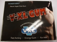 Fig. 1: Imagen del envase del producto V-XL GUM comprimidos masticables