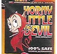 Pulsioxímetro de Fig. 5: Imagen del envase del producto HORNY LITTLE DEVIL cápsulas