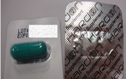 Pulsioxímetro de sobremFig. 8: Imagen del blíster del producto HARD ON cápsulas