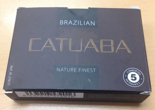 Fig.3: Imagen del envase del producto CATUABA sobres.