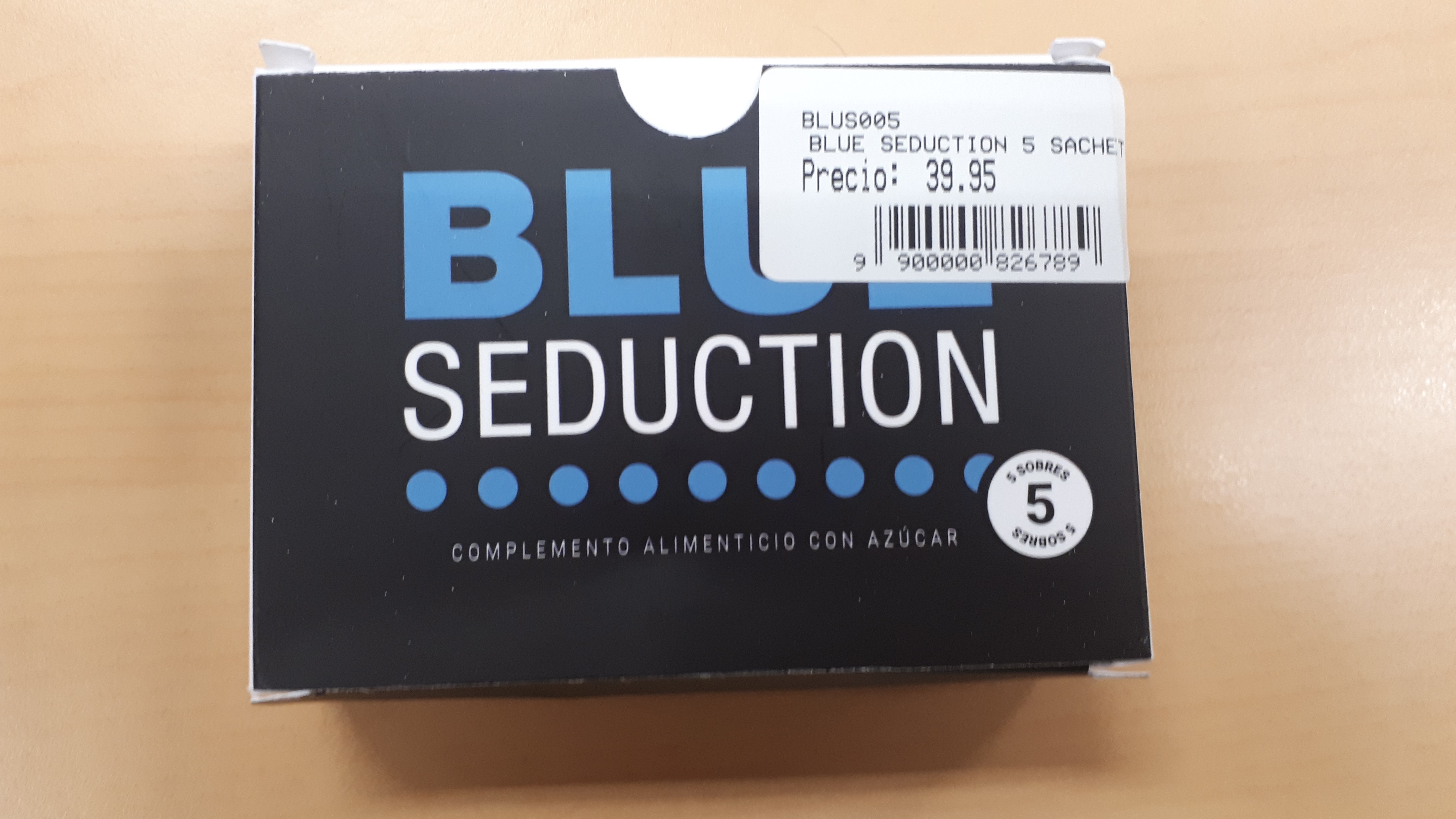 Imagen del producto BLUE SEDUCTION 5 SOBRES.
