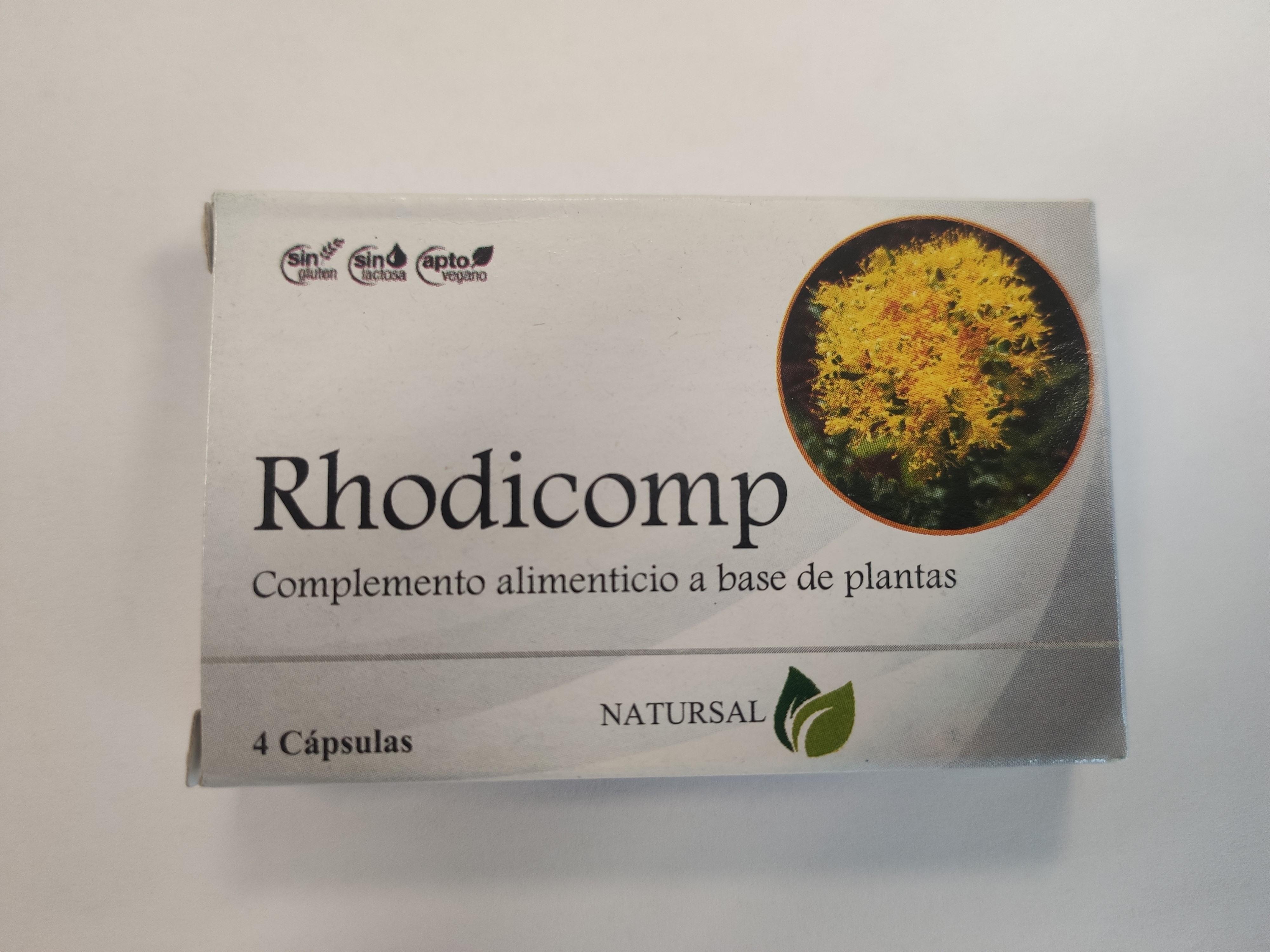 Fig.1: Imagen del producto RHODICOMP cápsulas