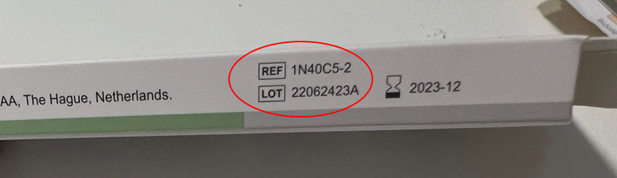 Imagen del lote afectado