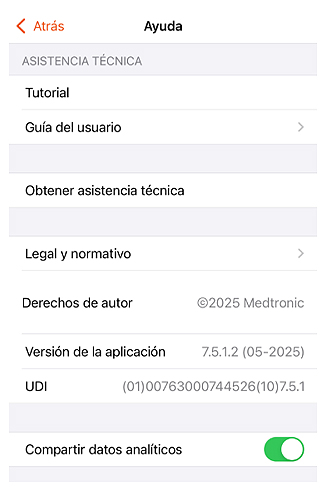 imagen de la APP InPen en su sección de ayuda