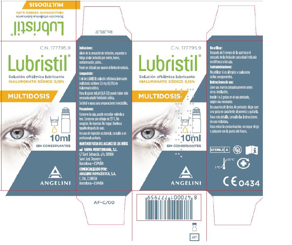 Imagen de la Solución Oftalmica Lubricante Lubristil