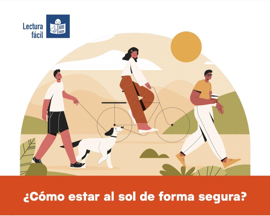 Recomendaciones sobre protección solar en lectura fácil