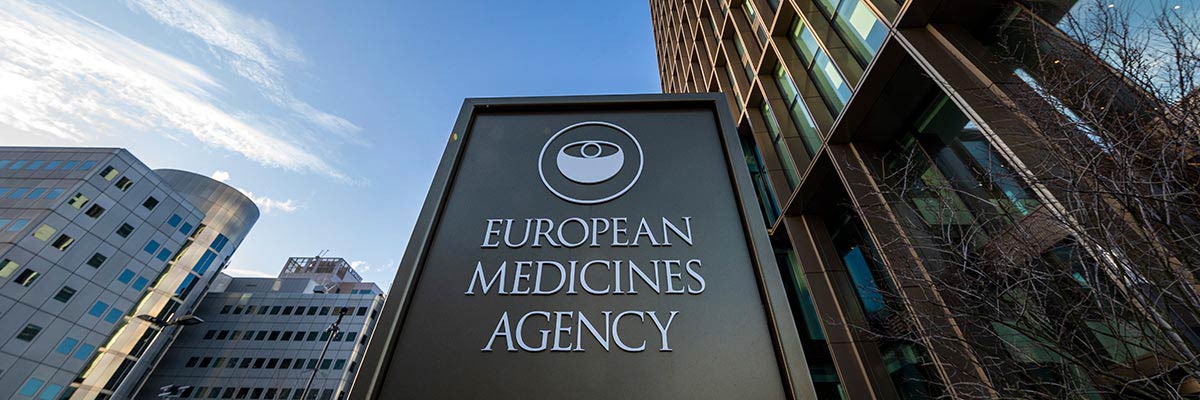 Fachada de la Agencia Europea de Medicamentos (EMA)