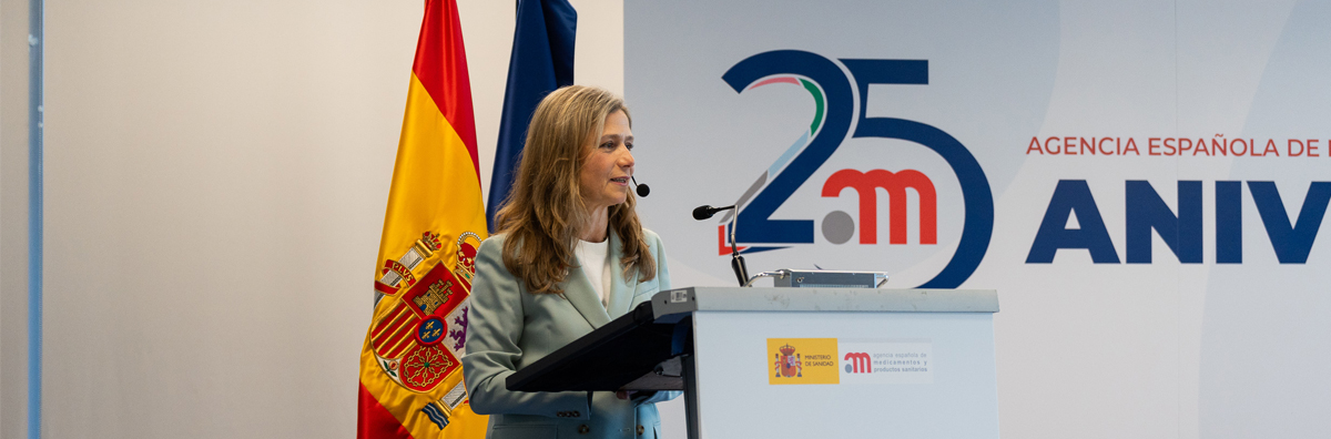 Imagen de la directora de la AEMPS, Maria Jesús Lamas