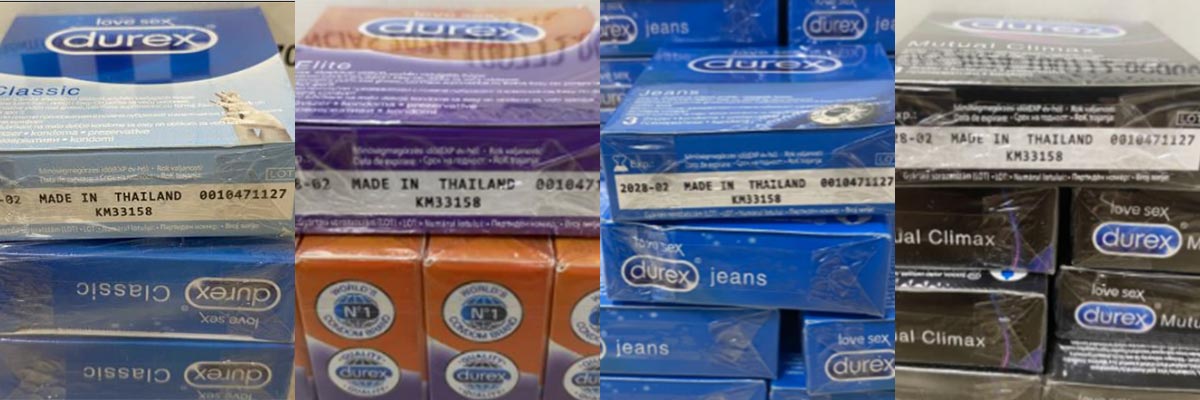 La AEMPS informa de la detección de unidades falsificadas de preservativos Durex en el mercado español