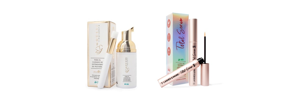 Cese de comercialización y retirada de los cosméticos mousse limpiadora y Lashes & More total Serum