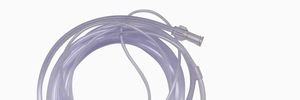 cánulas nasales originales y detalle del etiquetado falsificado