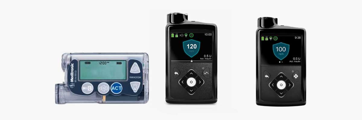 Bombas de insulina Paradigm y Minimed