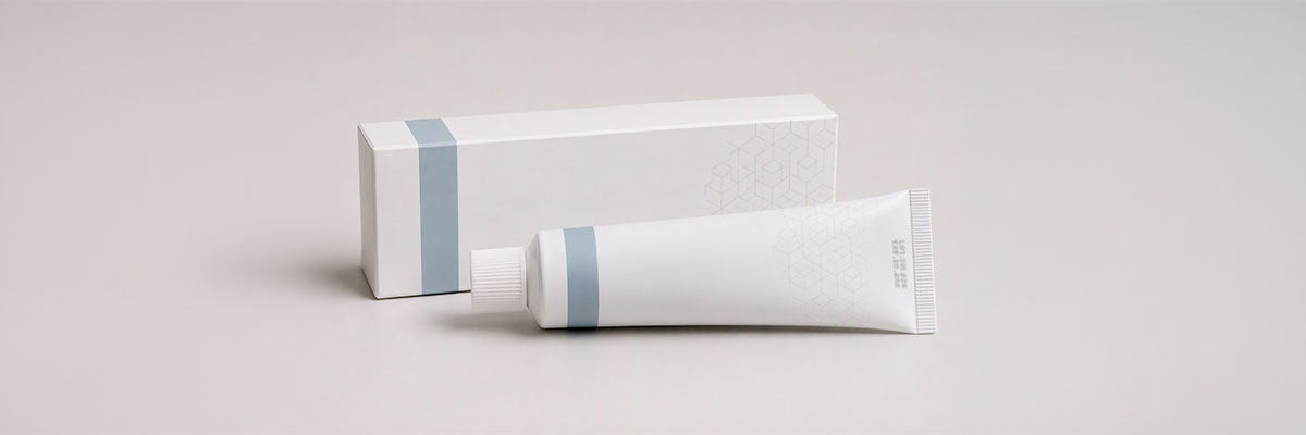 Caja y tubo de crema